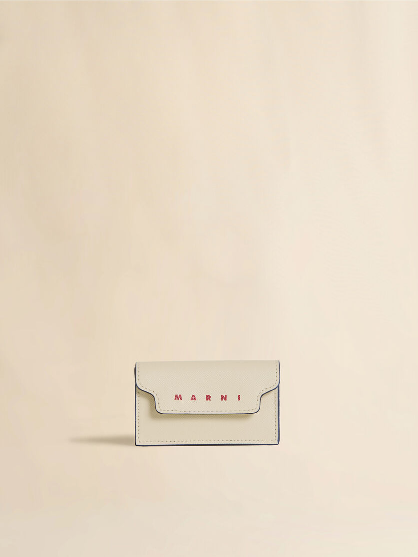 クリーム レザー製名刺入れ, Image 1