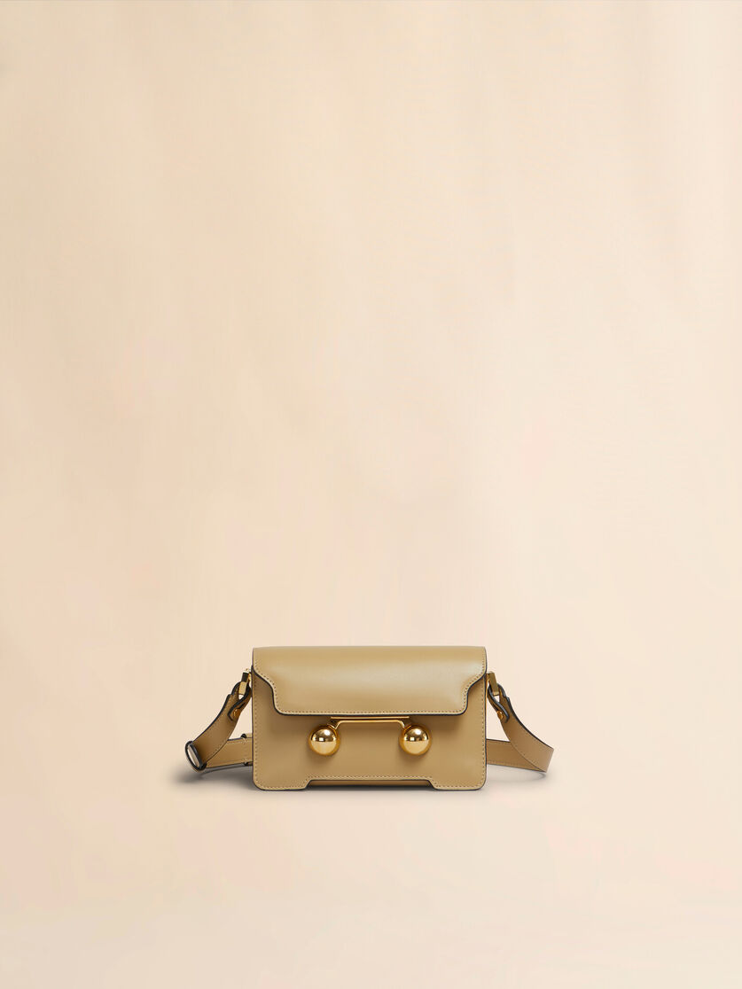 Blaue Trunkaroo Mini-Schultertasche aus Leder - Schultertaschen - Image 1