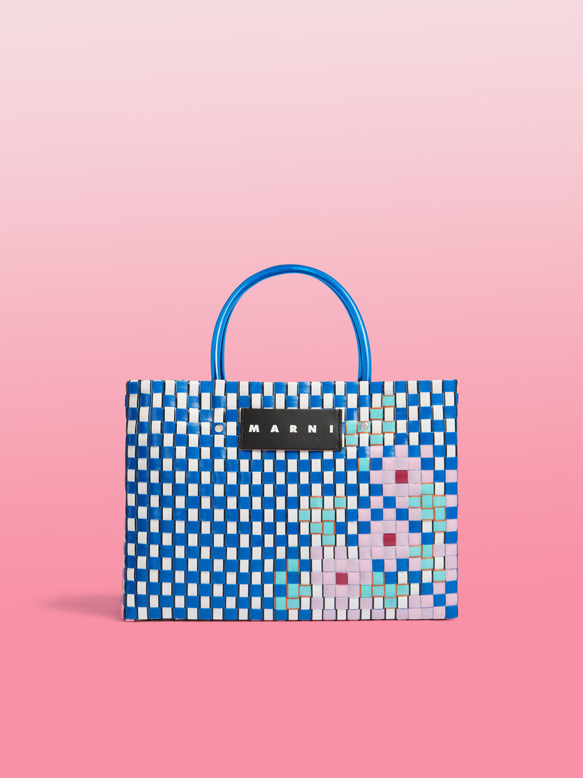 ブルー MARNI MARKET MINI FLOWER BASKET - ショッピングバッグ - Image 1