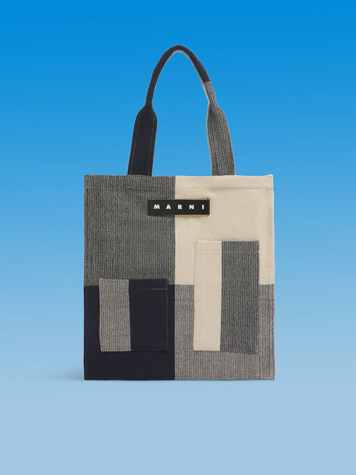 オーシャン MARNI MARKET POCKETBAG - ショッピングバッグ
