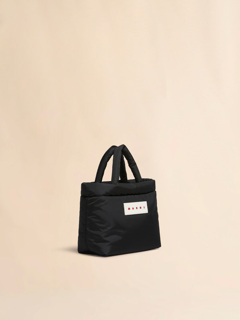 ブラック Puff スモールトートバッグ - ハンドバッグ - Image 5