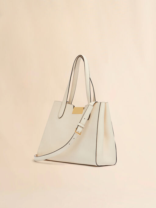 Cream leather Trunkaroo Tote handBag - Handbags