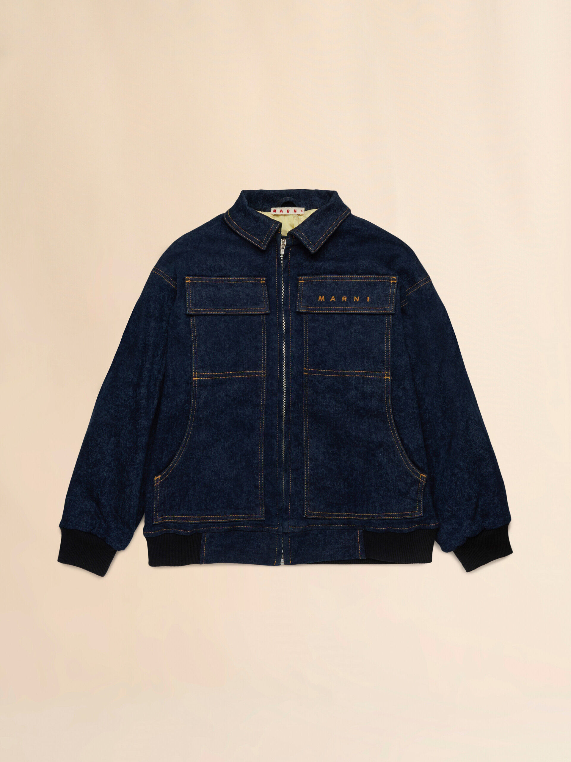 MARNI マルニ ネイビー チェック柄 ジャケット 48 タグ付き新品】 ユニクロ マルニ MARNI テーラードジャケット S