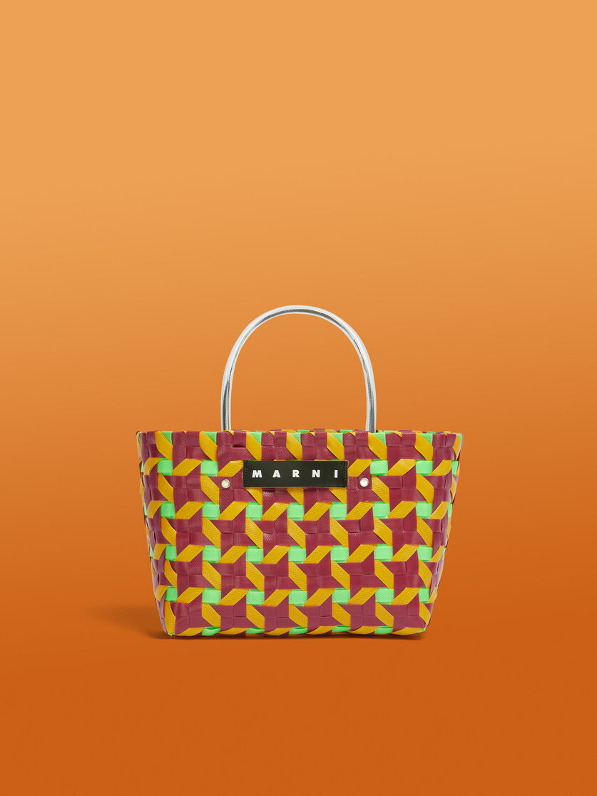 ピンク スター MARNI MARKET ミニバスケットバッグ - ショッピングバッグ - Image 1