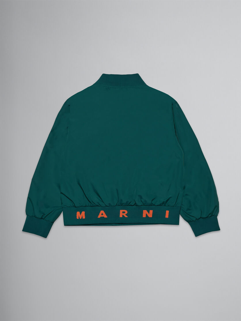 Grüne Bomberjacke mit Logo | Marni 