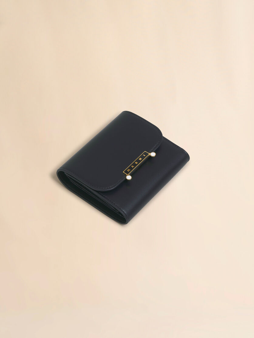 Brown leather Envelope trifold wallet - Wallets - Image 5