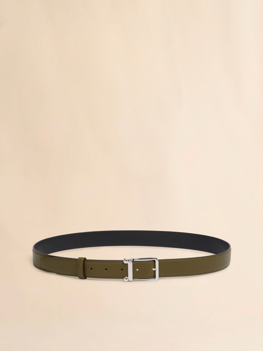 Black leather Trunkaroo belt - Belts - Image 1