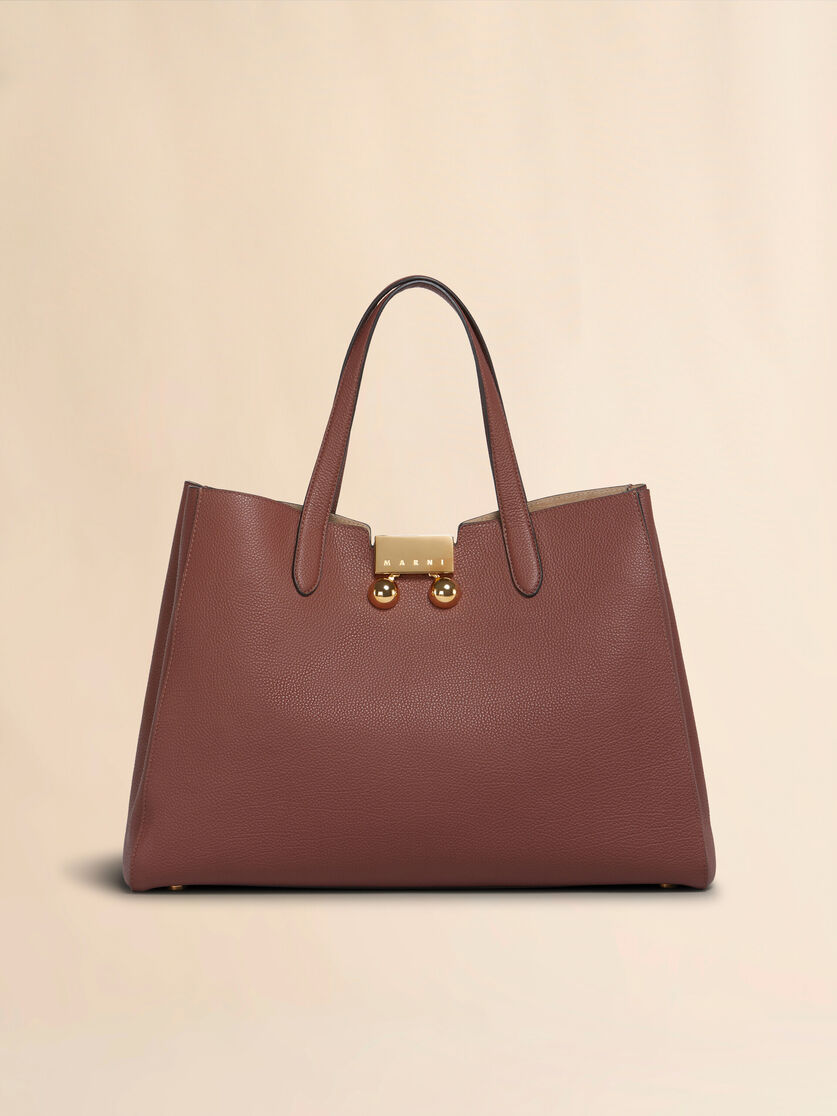 Black leather medium Trunkaroo Tote handBag - Handbag - Image 1
