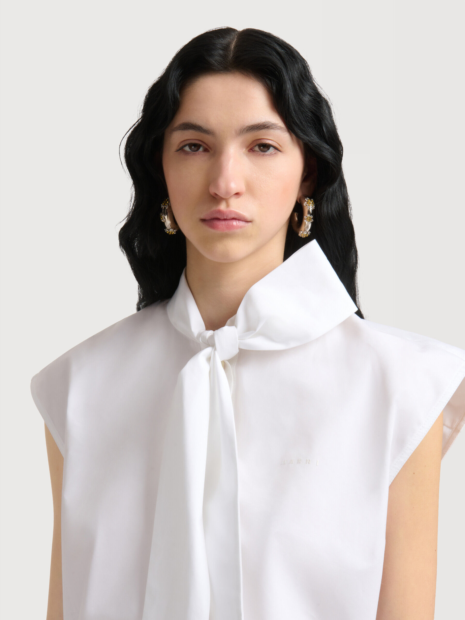 く*も様 10s MARNI collared sleeveless tops Women's T-Shirts, Tops and Shirts | Official Online Store | Marni