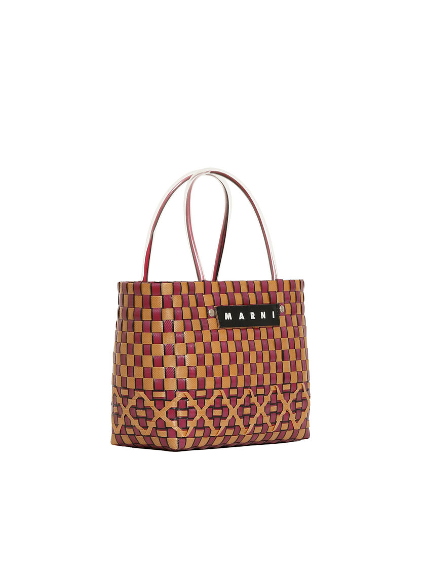 ブルー&レッドウーブン MARNI MARKET OVAL BAG - ショッピングバッグ - Image 3