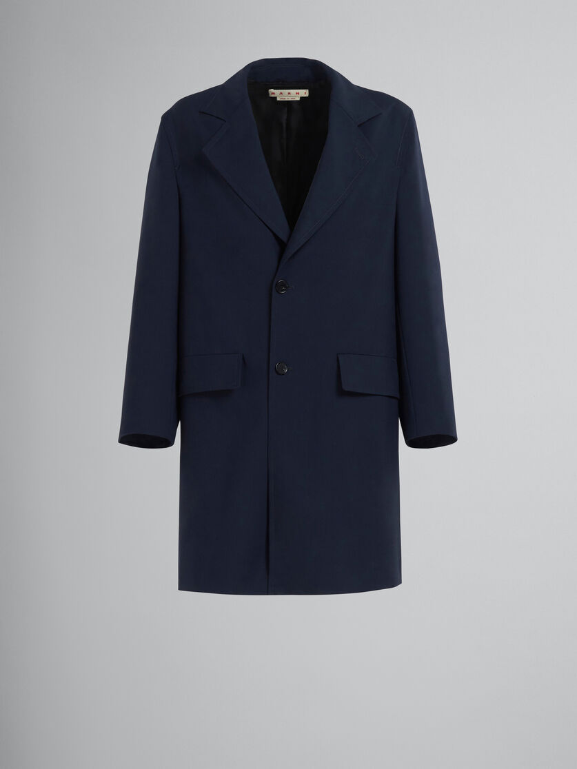 ブルー トロピカルウール製コート | Marni 