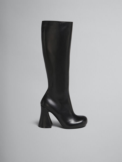 marni leather ankle boots