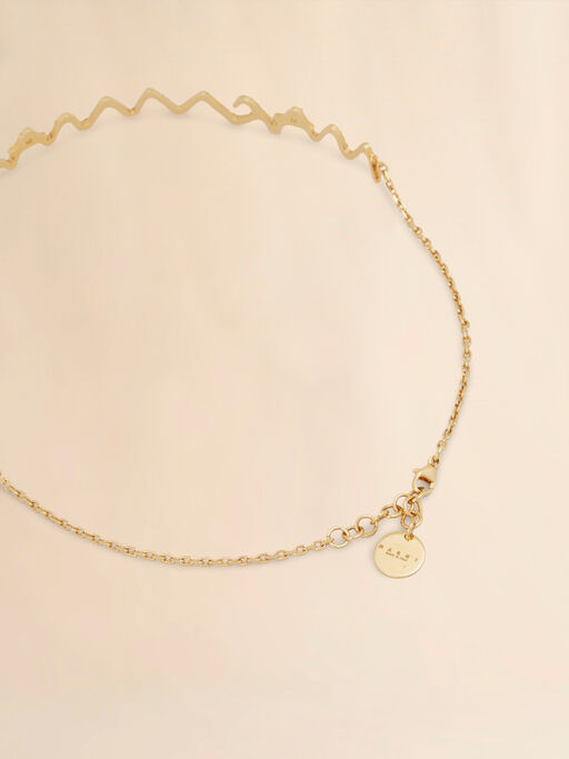 Rhinestone pavé Marni Symbol choker necklace - Necklaces