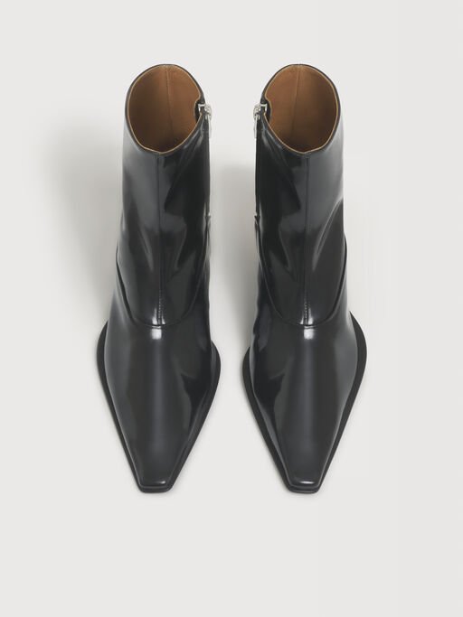 Black leather Cindi boot - Boots