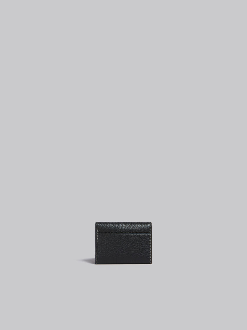 ブラック レザー製 キーウォレット - キーホルダー - Image 3