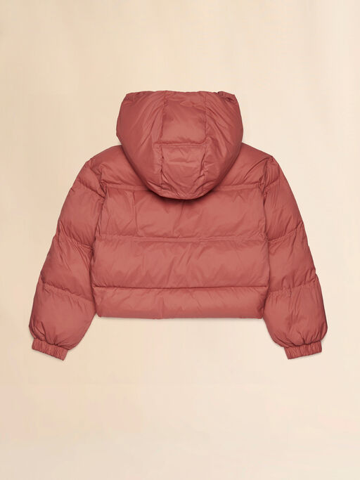 Cropped hooded padded jacket - Jackets
