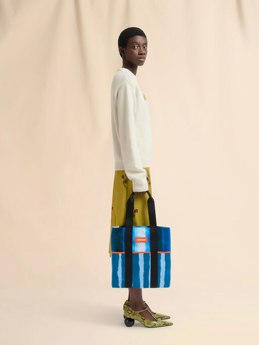 Blue cotton tote bag - Shopping Bags