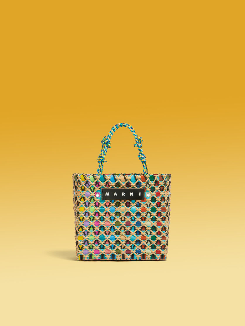 ブルー MARNI MARKET CAKE BASKET - ショッピングバッグ - Image 1
