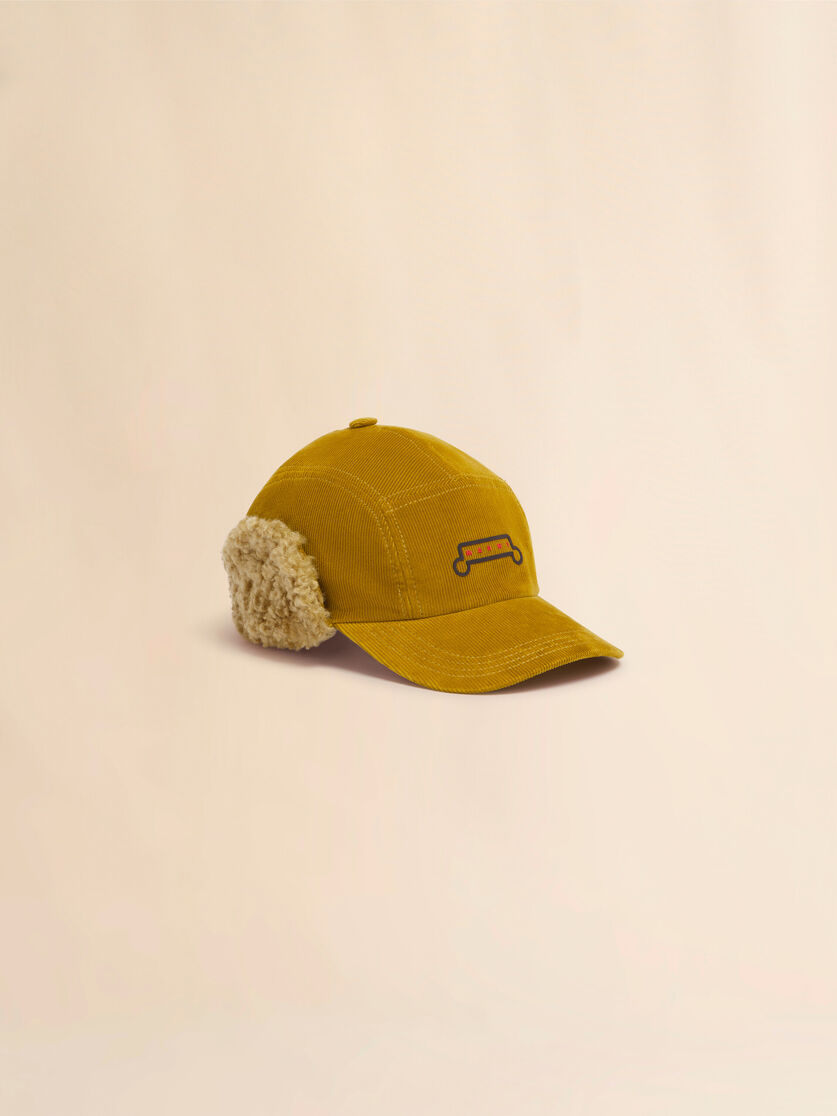 Brown corduroy aviator baseball cap - Hats - Image 1