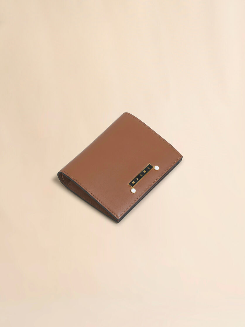 브라운 가죽 Envelope 2단 지갑 - 지갑 - Image 5