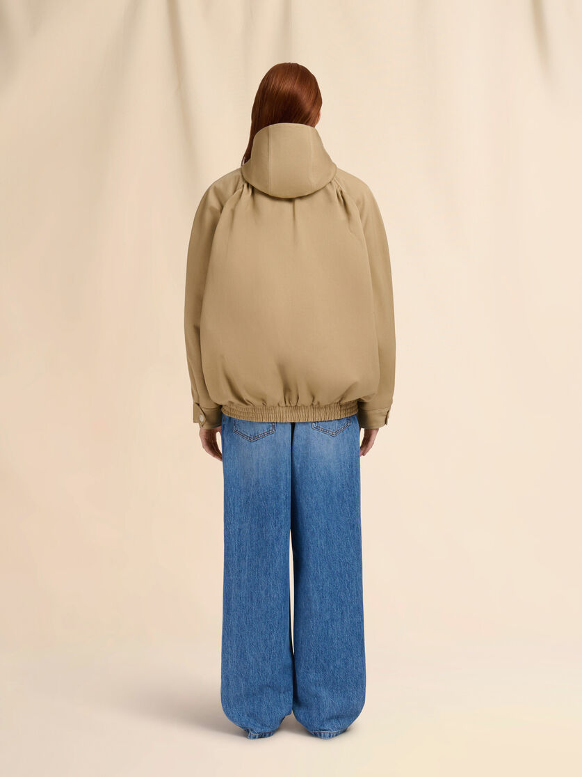 Brown drill bomber jacket - Jackets - Image 3