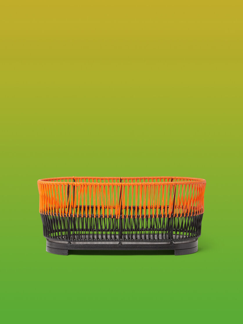 MARNI MARKET oval bi-coloured basket - Furniture - Image 1