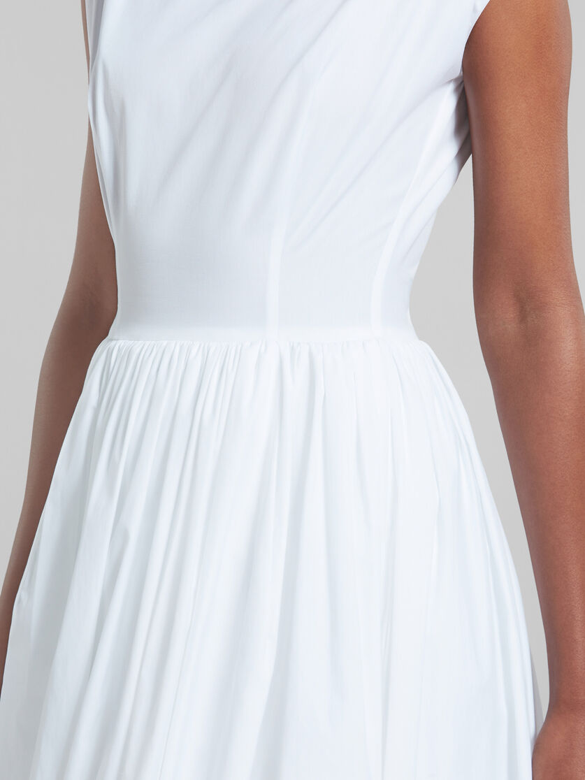 White bio poplin balloon dress - Dresses - Image 5