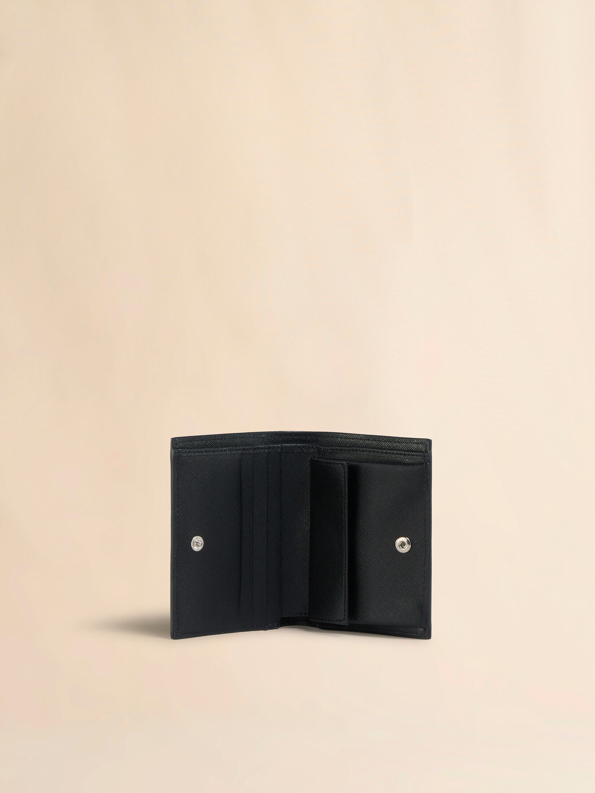 ブラック＆ブルー サフィアーノレザー 二つ折りウォレット | Marni