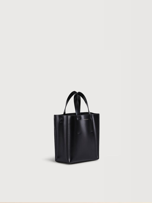 Museo Bag Mini de piel negra - Bolsos shopper