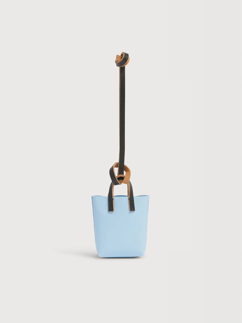Ciondolo micro tote bag blu, Image 2