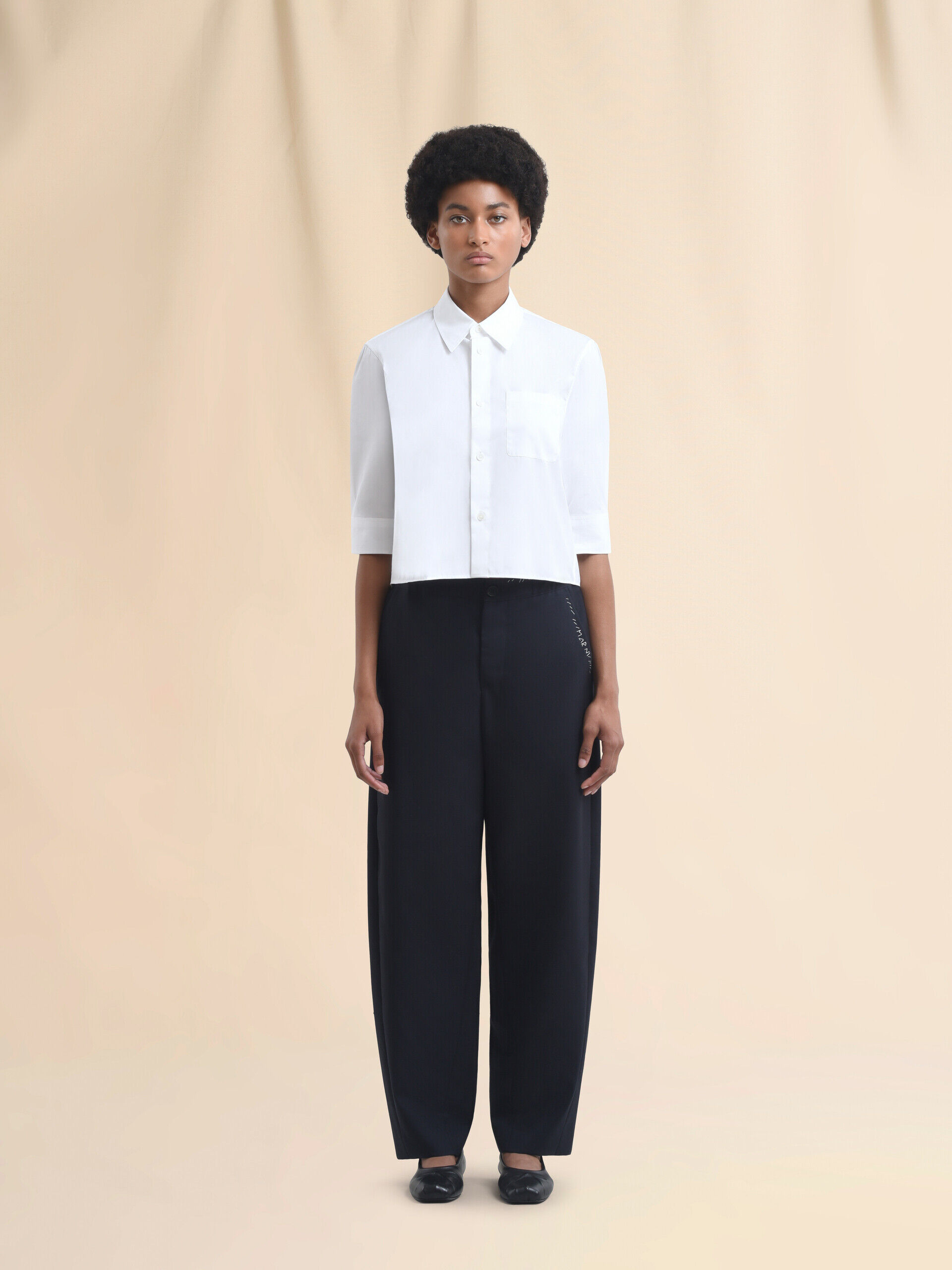 Marni ダメージデニム 29 Marni ロールアップヘム ジーンズ | ブルー | FARFETCH JP