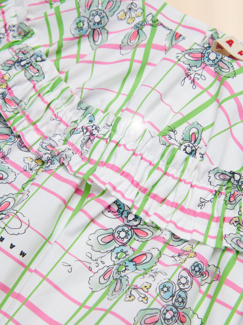 Poplin shirt with Greenhouse pattern - Shirts - Image 4