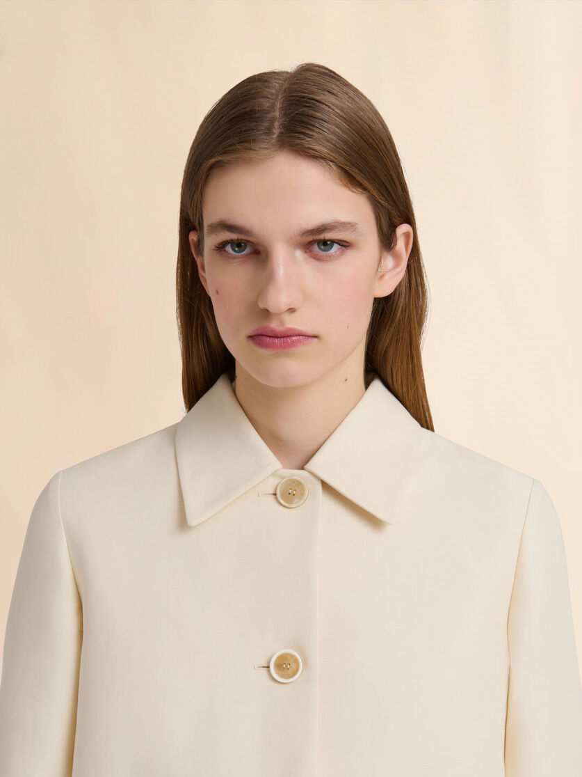 Cream cady jacket with pockets - Jackets - Image 4