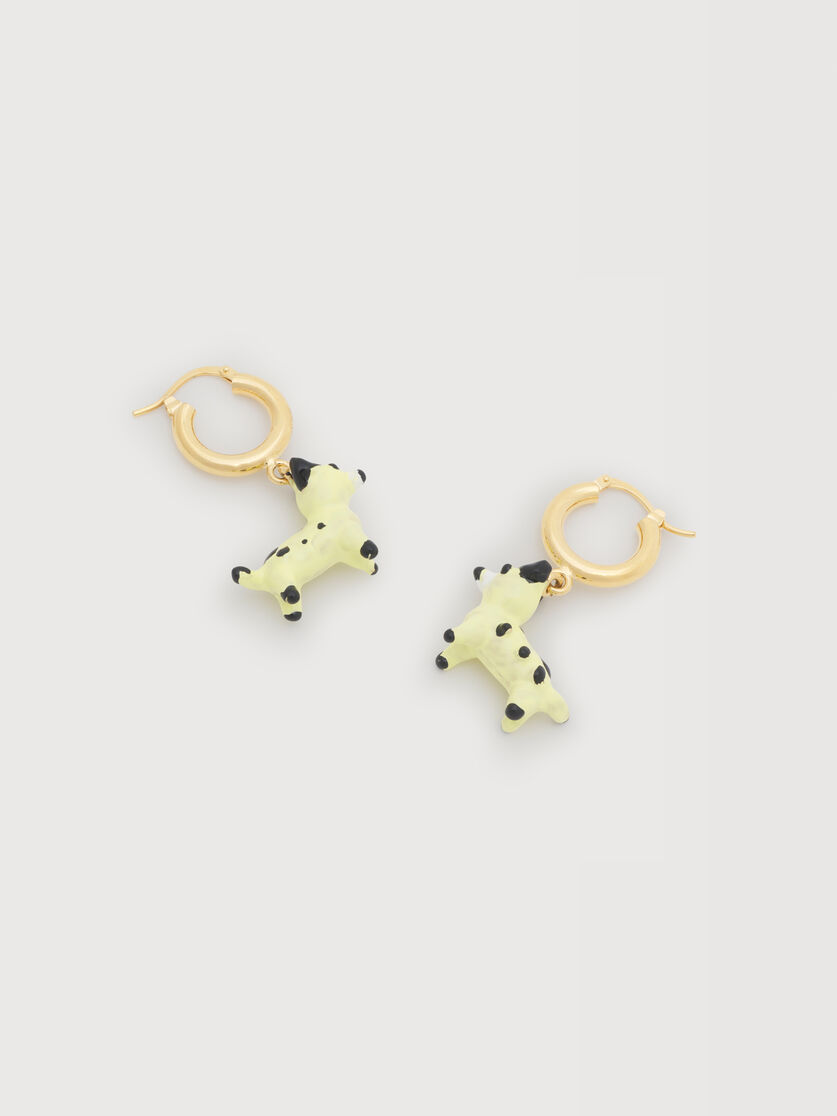 エナメル ドッグチャームピアス, Image 1