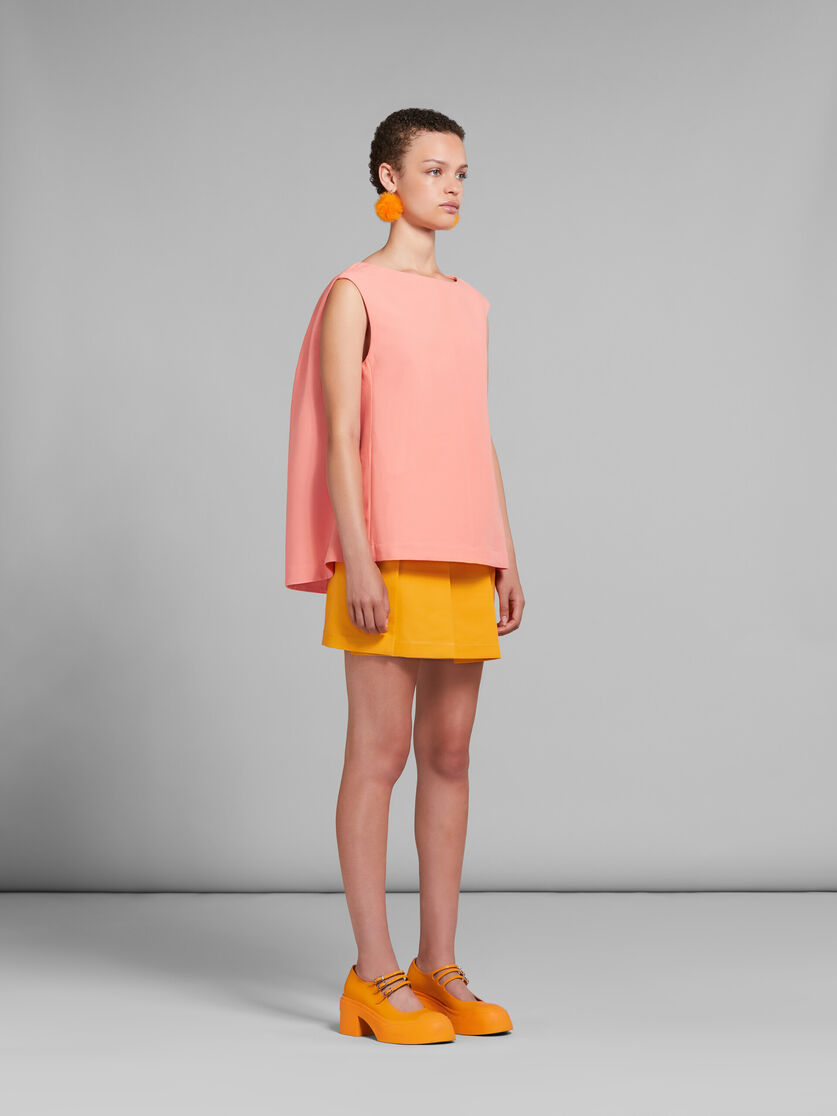 Peach cady cocoon top - Shirts - Image 5