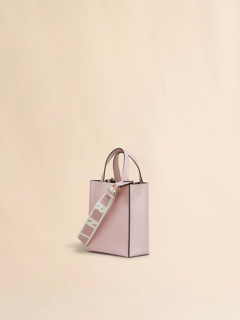 ライトブルー レザー製 Museo ミニバッグ - ショッピングバッグ - Image 2
