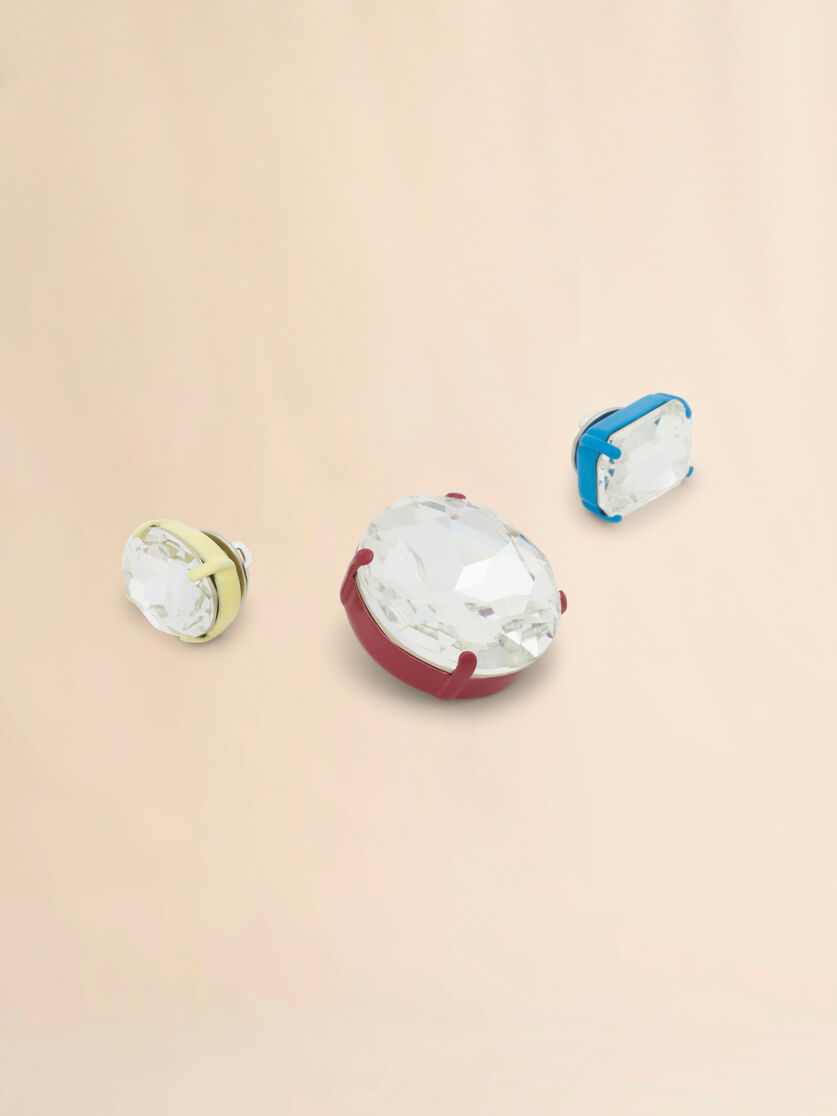 マルチカラー エナメルセットクリスタルブローチ, Image 3