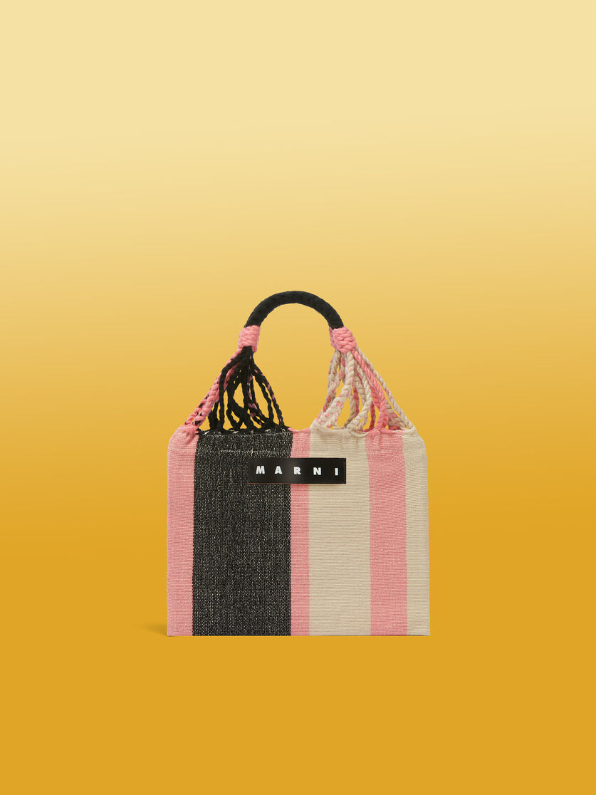 ブラック MARNI MARKET HAMMOCK クロシェ ミニバッグ | Marni 