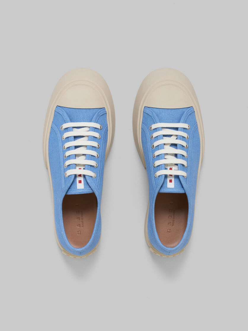 Sneakers à lacets Pablo en denim bleu clair - Sneakers - Image 4
