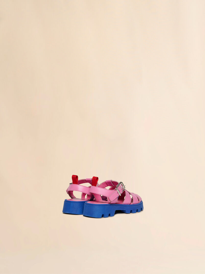 Pink leather fisherman sandal - Sneakers - Image 3