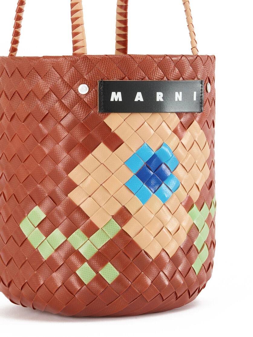 ピーチ フラワー MARNI MARKET バケットバッグ - ショッピングバッグ - Image 4