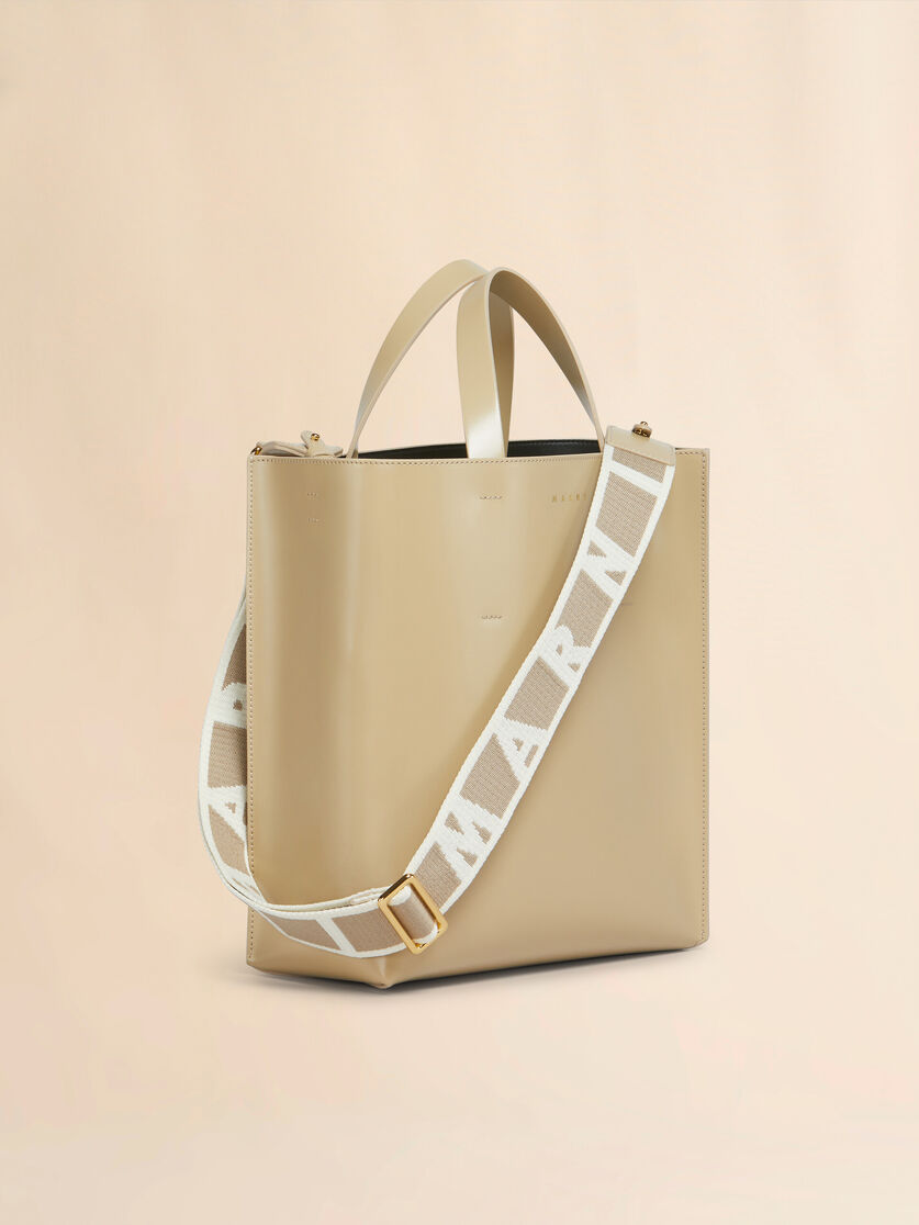 Museo small bag in light pink leather - Shopping Bags - Image 5