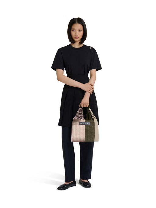 ウッド MARNI MARKET MINI HAMMOCK BAG - ショッピングバッグ