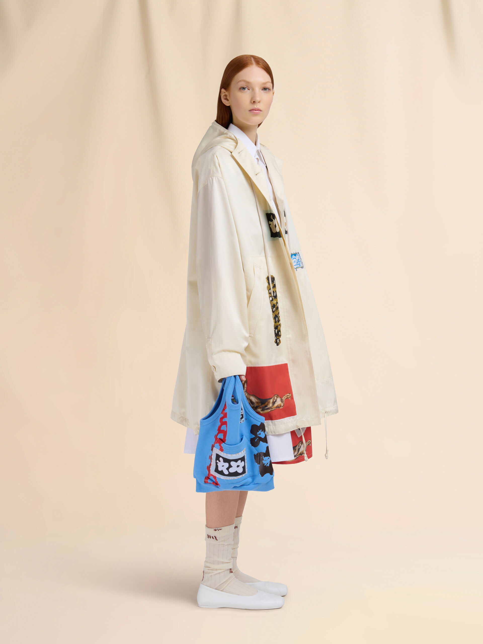 ブルー スウェットシャツバッグ | Marni