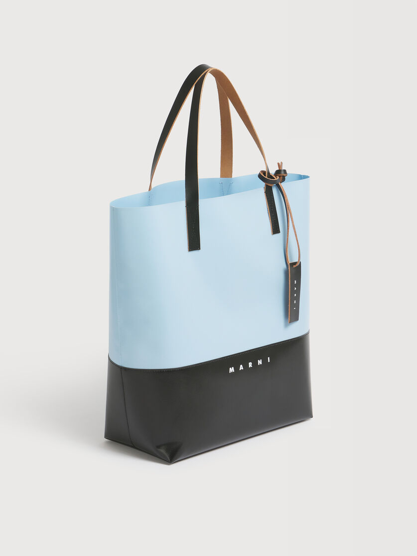Black and light blue open shopper with Marni tag, Image 3