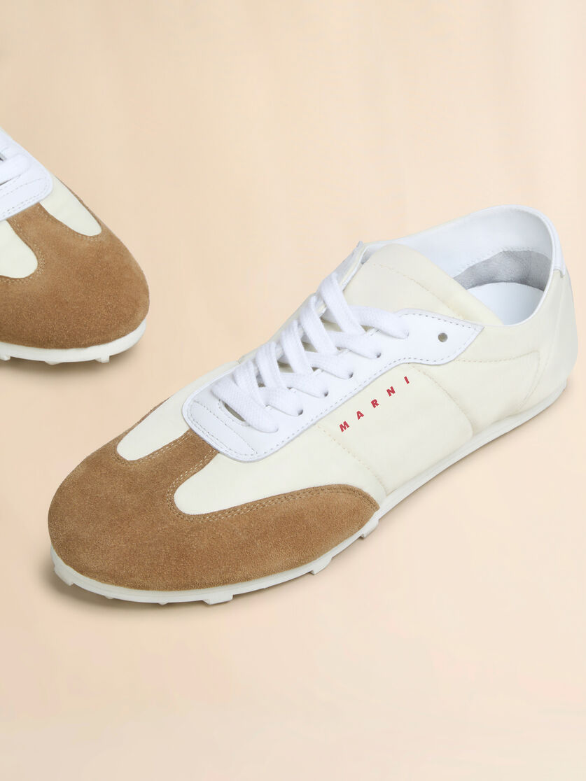 Off-white nylon Softy Soccer sneaker - Sneakers - Image 4
