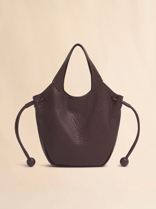 Red leather Trunkaroo Soft small tote bag - Shoulder Bags