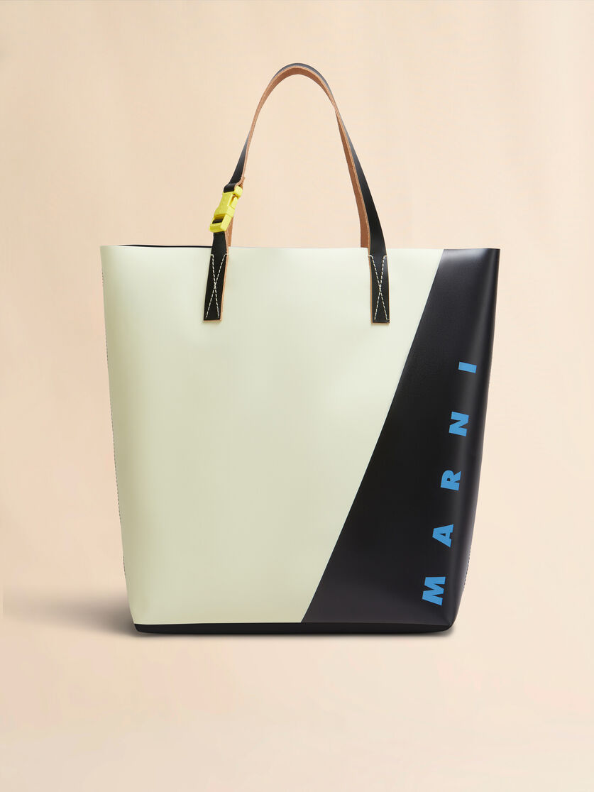 ホワイト ブラック Tribeca ショッパー、マルニタグ | Marni 