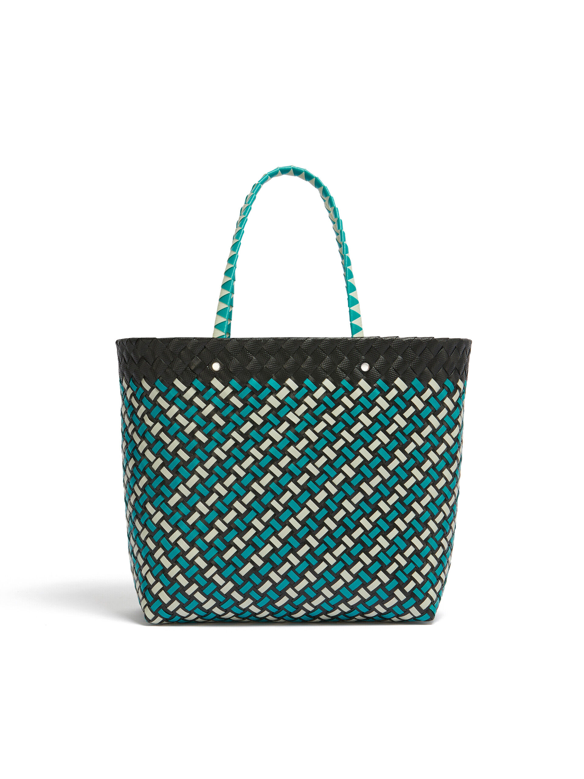 ブラック アウトライン MARNI MARKET ミディアムバスケット