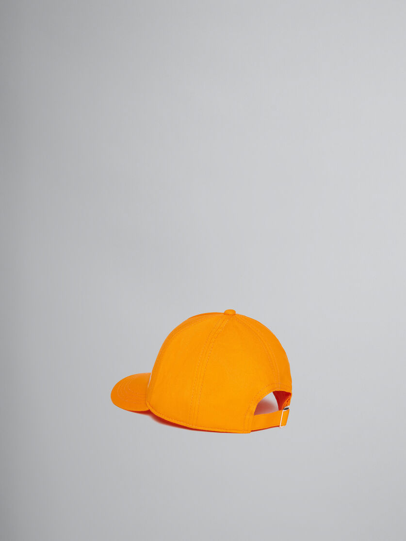 Orange baseball cap with Rainbow logo - Caps - Image 2